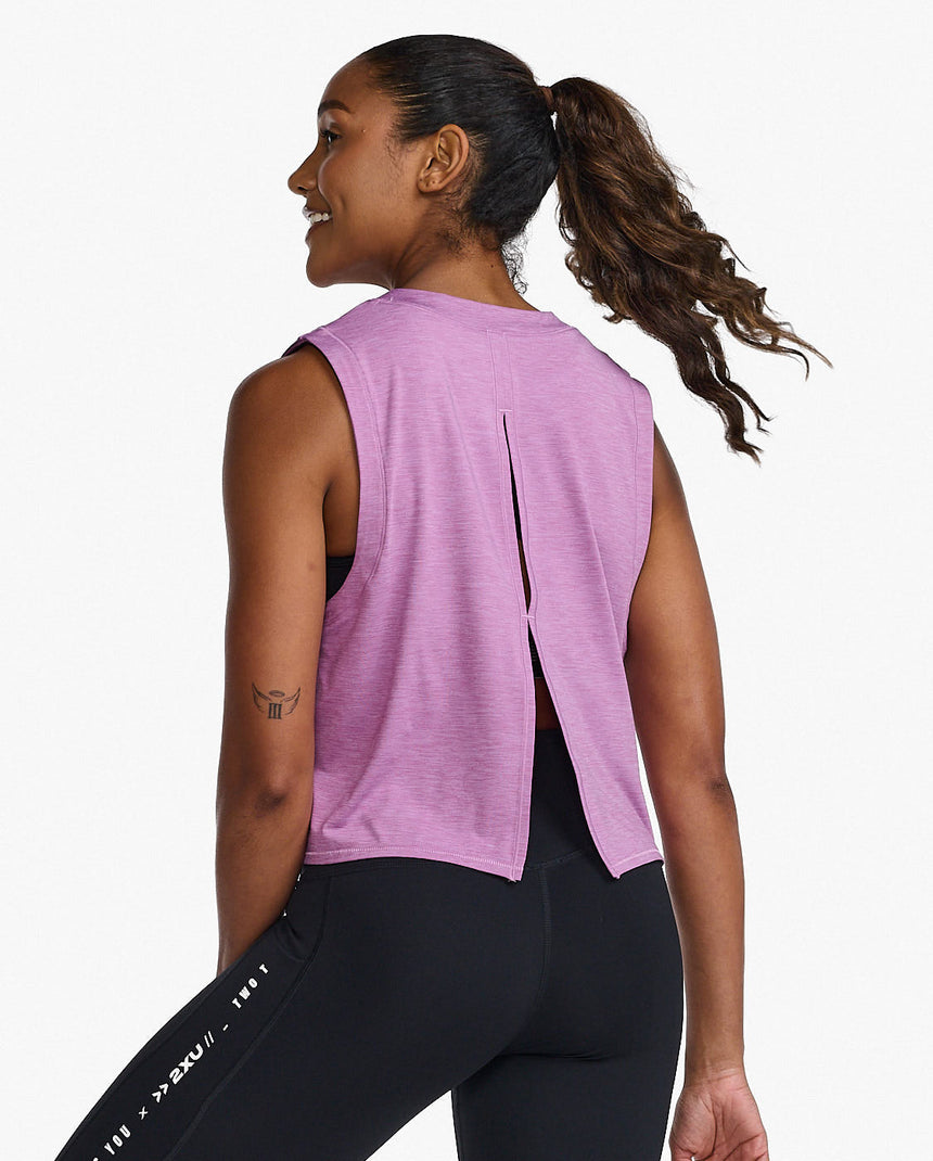 Image Motion Crop Tank - Femme | 2xu /// Triathlon Store