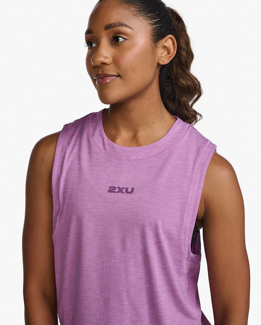 Image Motion Crop Tank - Femme | 2xu /// Triathlon Store