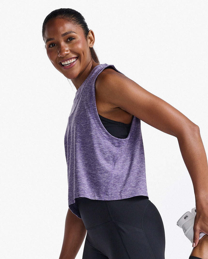 Image Motion Crop Tank - Femme | 2xu /// Triathlon Store