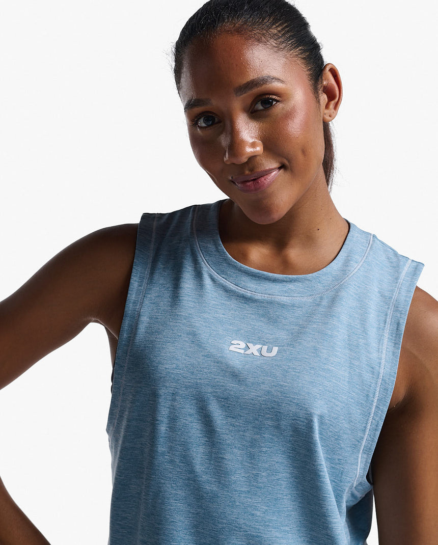 Image Motion Crop Tank - Femme | 2xu /// Triathlon Store