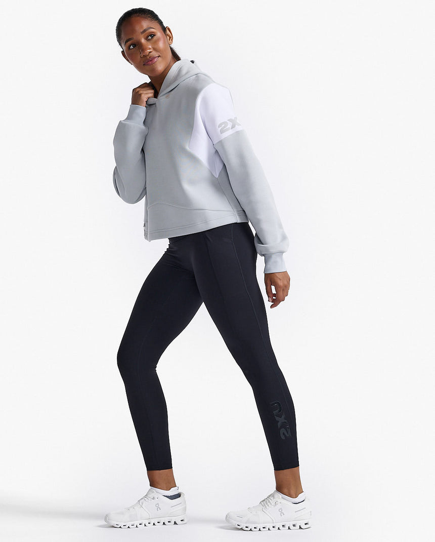 Image Form Spliced Crop Hoodie - Femme | 2xu /// Triathlon Store