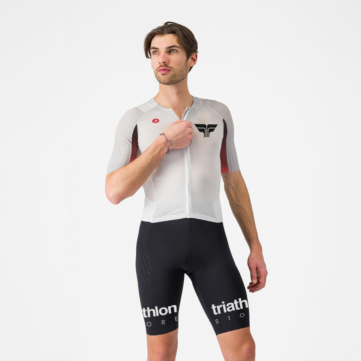 Maillot Water-Polo Turbo Homme Triathlon Basic Rouge